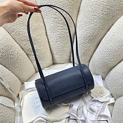 Kitlife Chanel Shiny Caviar Preppy Coco Small Bowling Bag Dark Blue 20.5×10×10cm  - 3