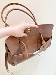 Kitlife Chanel Small Shopping Bag Brown Grained Calfskin AS6288 31x15x12cm - 5