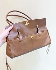Kitlife Chanel Small Shopping Bag Brown Grained Calfskin AS6288 31x15x12cm - 2