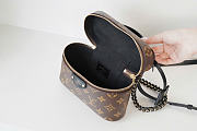 Kitlife Louis Vuitton Vanity Chain Bag Brown Monogram Canvas M47125 19x11.5x6.5cm - 6