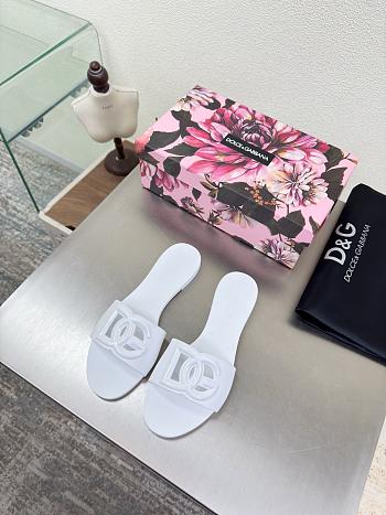 Kitlife Dolce & Gabbana Bianca DG-logo Slides White