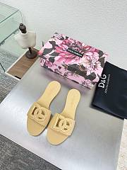 Kitlife Dolce & Gabbana Bianca DG-logo Slides Beige - 1