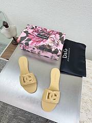 Kitlife Dolce & Gabbana Bianca DG-logo Slides Beige - 3