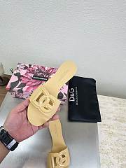 Kitlife Dolce & Gabbana Bianca DG-logo Slides Beige - 2
