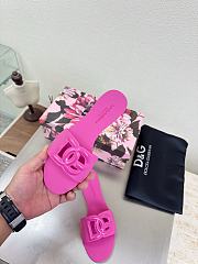 Kitlife Dolce & Gabbana Bianca DG-logo Slides Pink - 3