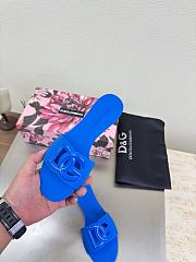 Kitlife Dolce & Gabbana Bianca DG-logo Slides Blue - 3