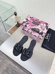 Kitlife Dolce & Gabbana Bianca DG-logo Slides Black - 1