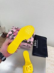 Kitlife Dolce & Gabbana Bianca DG-logo Slides Yellow - 5