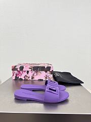 Kitlife Dolce & Gabbana Bianca DG-logo Slides Purple - 4