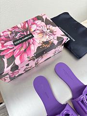 Kitlife Dolce & Gabbana Bianca DG-logo Slides Purple - 2