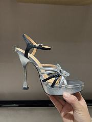Kitlife Gucci Women's Pump With Crystal Interlocking G in Silver - 2