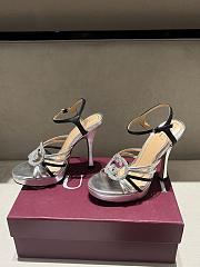 Kitlife Gucci Women's Pump With Crystal Interlocking G in Silver - 6