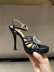 Kitlife Gucci Women's Pump With Crystal Interlocking G in Black - 6