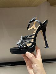 Kitlife Gucci Women's Pump With Crystal Interlocking G in Black - 5