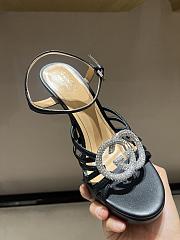 Kitlife Gucci Women's Pump With Crystal Interlocking G in Black - 3