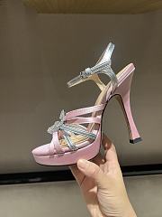 Kitlife Gucci Women's Pump With Crystal Interlocking G in Pink - 4