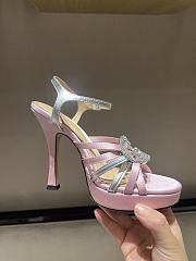 Kitlife Gucci Women's Pump With Crystal Interlocking G in Pink - 2