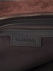 Kitlife Balenciaga Le City Bag in Dark Brown Suede Leather 37x27x10cm  - 2