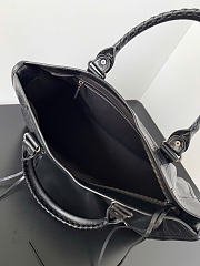 Kitlife Balenciaga Le City Medium Bag in Black Lambskin 38x24x16cm - 6