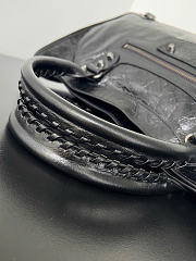 Kitlife Balenciaga Le City Medium Bag in Black Lambskin 38x24x16cm - 5