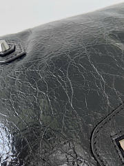 Kitlife Balenciaga Le City Medium Bag in Black Lambskin 38x24x16cm - 4