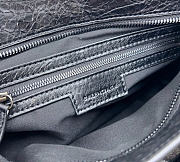 Kitlife Balenciaga Le City Medium Bag in Black Lambskin 38x24x16cm - 2