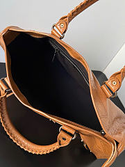 Kitlife Balenciaga Le City Medium Bag in Brown Lambskin 38x24x16cm  - 6