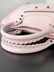 Kitlife Balenciaga Le City Medium Bag in Light Pink Lambskin 38x24x16cm  - 4
