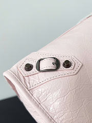 Kitlife Balenciaga Le City Medium Bag in Light Pink Lambskin 38x24x16cm  - 3