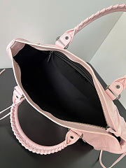 Kitlife Balenciaga Le City Medium Bag in Light Pink Lambskin 38x24x16cm  - 2
