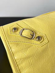 Kitlife Balenciaga Le City Medium Bag in Yellow Lambskin 38x24x16cm  - 4