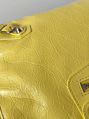 Kitlife Balenciaga Le City Medium Bag in Yellow Lambskin 38x24x16cm  - 2