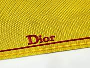 Kitlife Dior Medium Book Tote with Strap Yellow and Red Book Cover Embroidery 36x27.5x16.5cm - 2