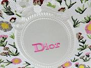 Kitlife Dior Medium Book Tote with Strap White Multicolor Daisy Garden Embroidery with Dior Médaillon 36x27.5x16.5cm  - 2