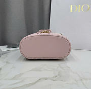 Kitlife Dior Mini Vanity Bag Pink Cannage Lambskin 17x10.5x8cm - 2