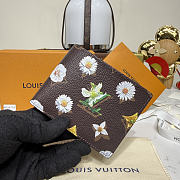 Kitlife Louis Vuitton Slender Floral Silkscreen Wallet M26837 11x2x8.5cm  - 5
