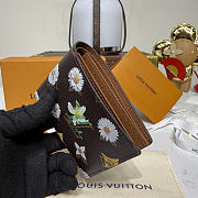 Kitlife Louis Vuitton Slender Floral Silkscreen Wallet M26837 11x2x8.5cm  - 4