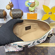 Kitlife Louis Vuitton Squire East West Bag Monogram Dune Floral Pattern M29185 29x14x8cm - 5