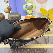 Kitlife Louis Vuitton Pochette Accessoires Bag Brown Monogram Ebene M29148 23.5x13.5x4cm - 5