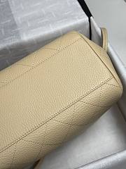Kitlife Chanel Small Shopping Bag Beige Grained Calfskin AS6288 31x15x12cm - 2