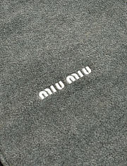 Kitlife Miu Miu Fleece Sweatshirt Grey  - 3