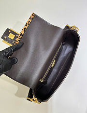 Kitlife Fendi Leopard Print Baguette Bag 27x6.5x15cm - 3