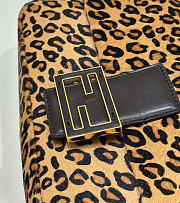 Kitlife Fendi Leopard Print Baguette Bag 27x6.5x15cm - 2