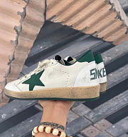 Kitlife Golden Goose Classic Green Couple Style Ballstar Shoes - 5