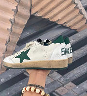 Kitlife Golden Goose Classic Green Couple Style Ballstar Shoes - 4