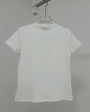 Kitlife Miu Miu Women's White Logo Cotton-Blend T-Shirt  - 5