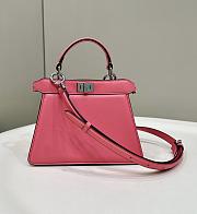 Kitlife Fendi Peekaboo ISeeU Small Bag Pink 20x11x15cm  - 1