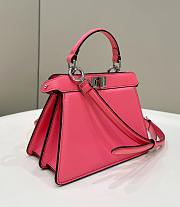 Kitlife Fendi Peekaboo ISeeU Small Bag Pink 20x11x15cm  - 2