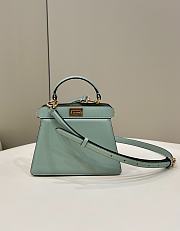 Kitlife Fendi Peekaboo ISeeU Small Bag Green Mint 20x11x15cm  - 1