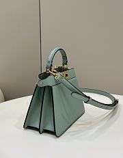 Kitlife Fendi Peekaboo ISeeU Small Bag Green Mint 20x11x15cm  - 2